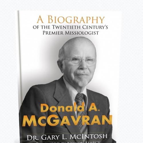 Create a compelling book cover design for an academic biography for Christian pastors and students Design by Bogdan Savu