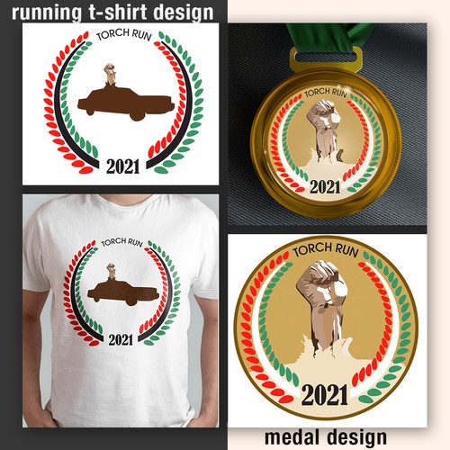 marathon medal Design by Andreart Q