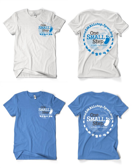 Tshirt Design for One SMALL Step Walkathon Tshirt contest