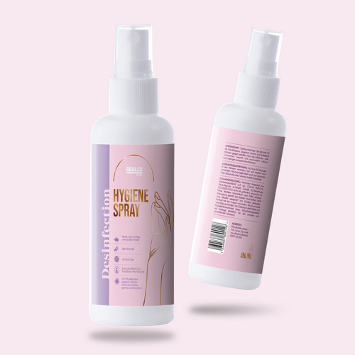Create a new modern and ecological product label for our disinfectant.  Be brave, risky and provocative Design by Sona Geciova