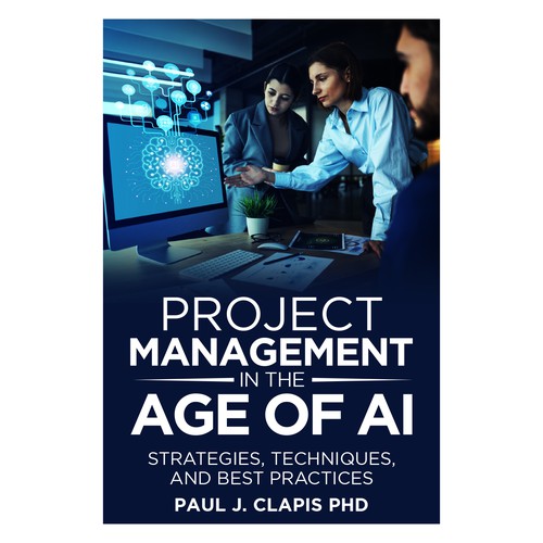 Simple, professional cover for a business book about Artificial Intelligence Design von anisha umělec