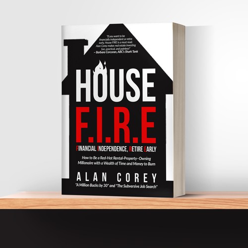 Eye-catching BOOK COVER with REAL ESTATE and EARLY RETIREMENT focus Design by ink.sharia