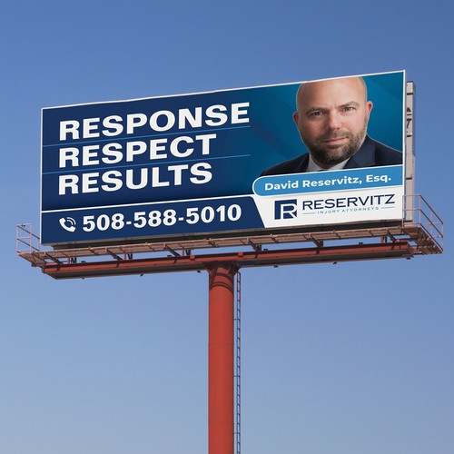 Personal Injury Billboard Diseño de Graphic Rise