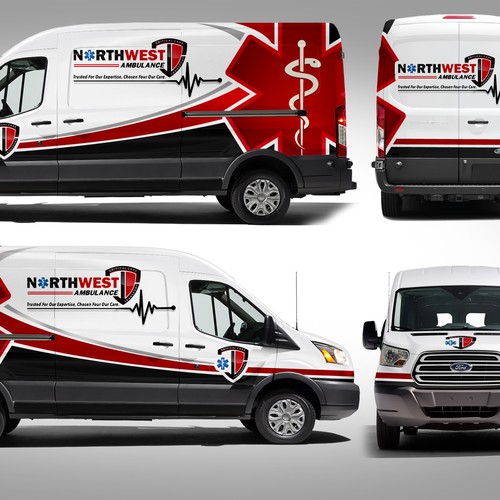 911 Ambulance wrap on sprinter Design by J.Chaushev