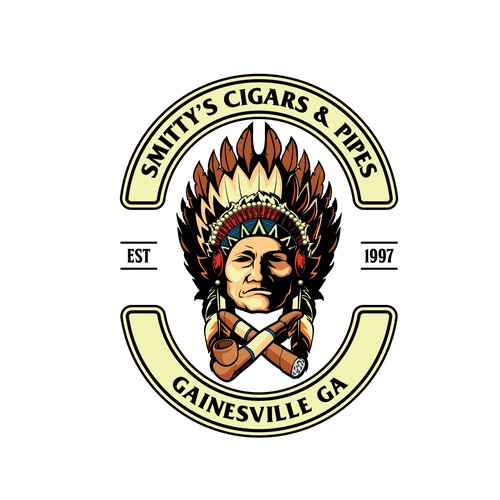 Rebranding for a local cigar lounge for T-Shirts, Coasters & decals Design by infernal kiss