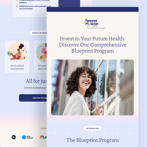 Email Design for a Health and Wellness Program