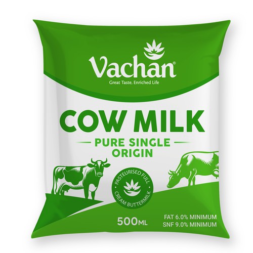 Vachan Cow Milk Design by Creative Selection