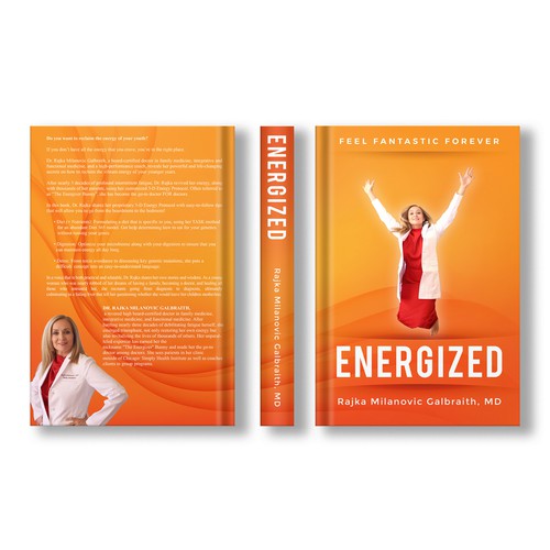 Design a New York Times Bestseller E-book and book cover for my book: Energized Ontwerp door Aleaca