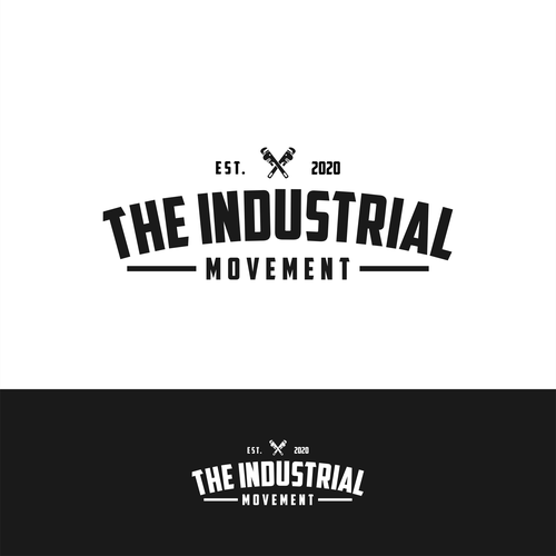 Design VINTAGE INDUSTRIAL PODCAST LOGO di nutronsteel