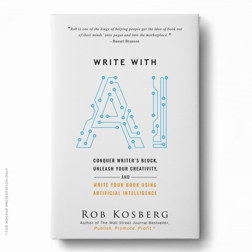 Simple, clean book cover needed for WSJ Author's new book Design by Klassic Designs