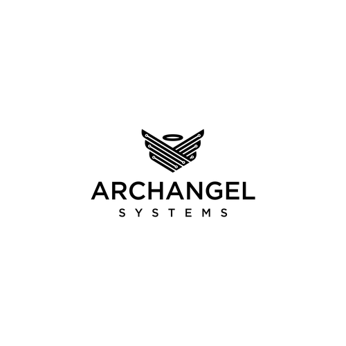 Archangel Systems Software Logo Quest Diseño de Kunai.