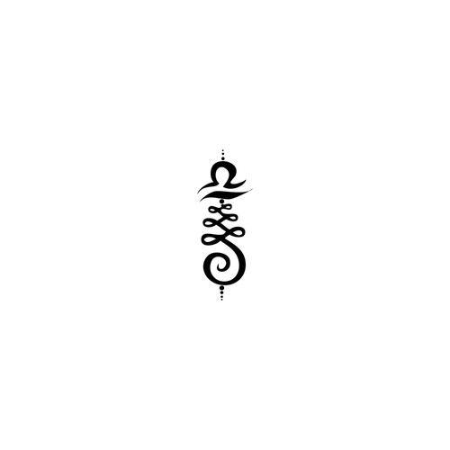 Unalome/Libra Scales Wrist Tattoo Design by RadeM