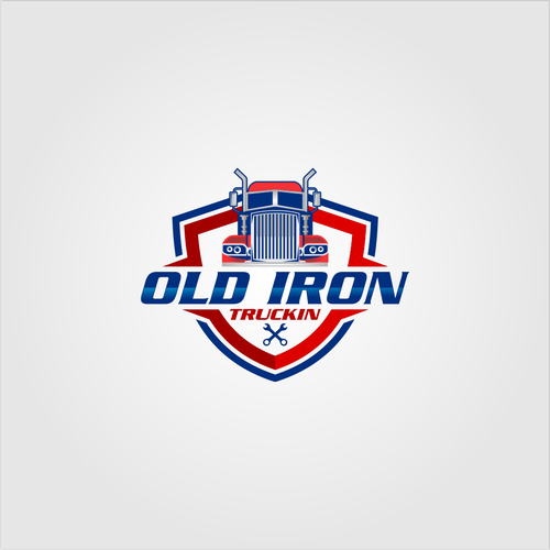 Vintage old school trucking Restoration and apparel brand Design by dimbro