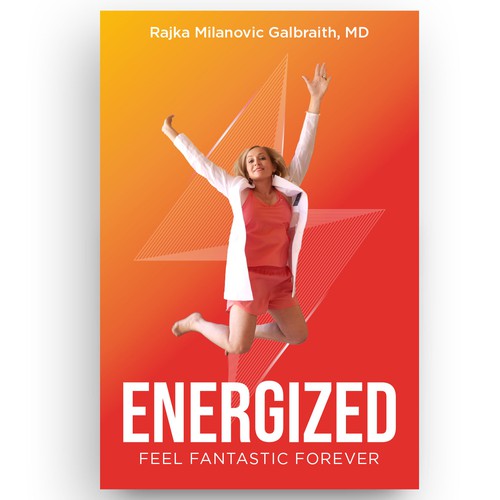 Design a New York Times Bestseller E-book and book cover for my book: Energized Design by MMQureshi