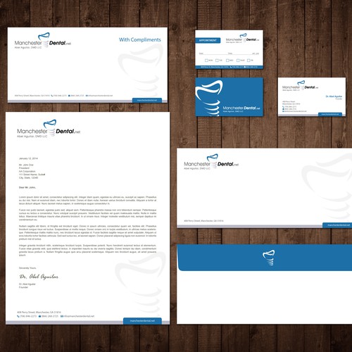 Designs | Dental stationary and business card | Stationery contest