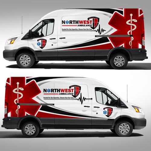 Design 911 Ambulance wrap on sprinter di J.Chaushev