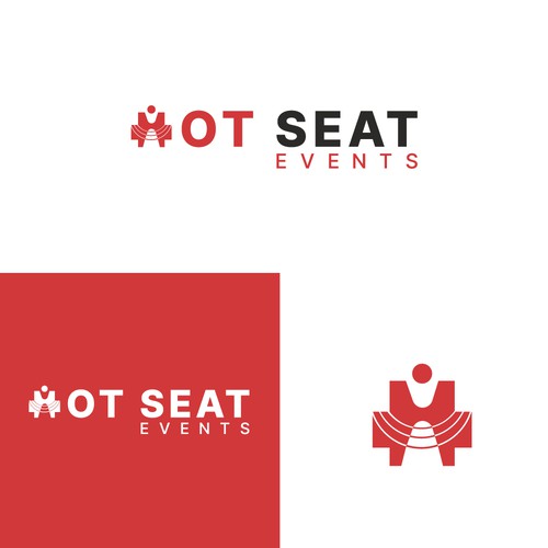 Impactful Logo For 'Hot Seat Events' – Learn from Industry Experts Through Livestreams & Events.-ontwerp door masterfulworld™