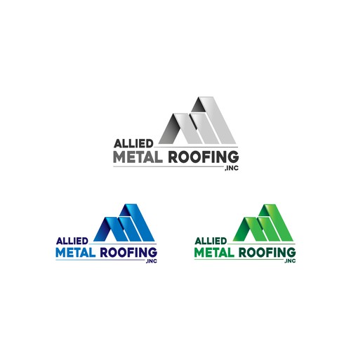 Allied Metal  Roofing logo Design by Khane29