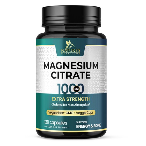 Premium Magnesium Citrate Design needed for Nature's Nutrition Design by Davi Giolo ★