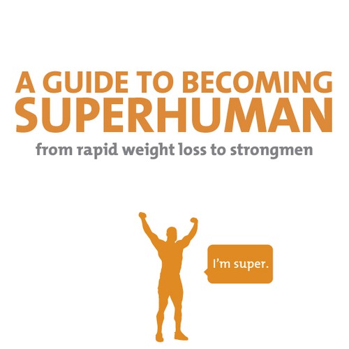 "Becoming Superhuman" Book Cover Design by Chanelle777