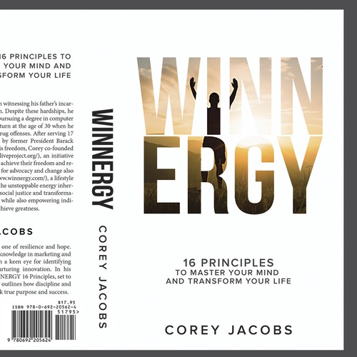 Design a sleek book cover for a man who wants to transform your mind and life! Design by dalim