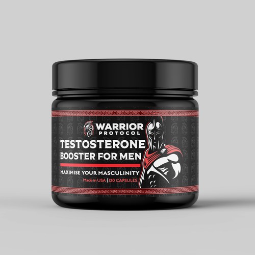 NEED a SUPERB design for men testosterone supplement Design by Duke™