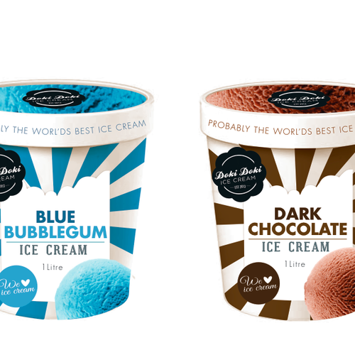 38 ice cream packaging designs to freeze out competition - 99designs