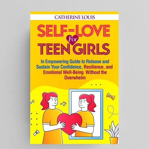 colorful cover to appeal to teen girls and their self-esteem Design by COMGUYZ