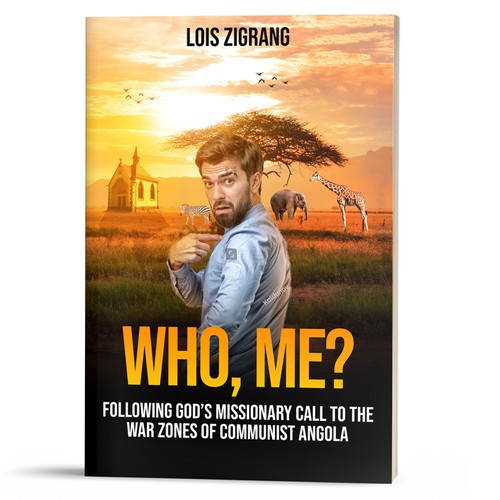 Create an Awesome Nonfiction Book Cover about a Missionary in War-Torn South Africa Design by EPH Design