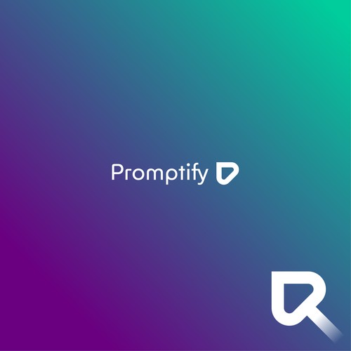 Modern, Simple and Sleek Logo for Promptify.com Design by Cosmin Virje