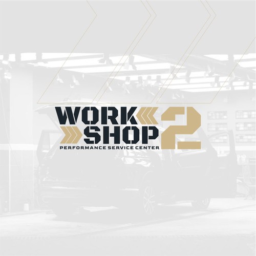 Prestige Trusted Logo for high end garage that's partnered with another brand Diseño de QR_design