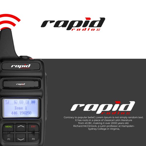 Masculine and Hip design for Walkie Talkie Brand Design by Pro Step ♐︎