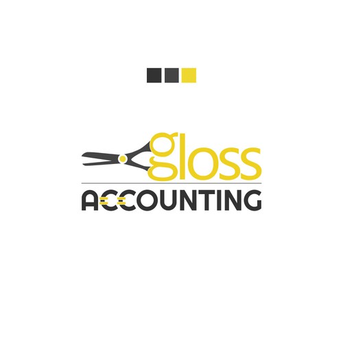 Logo for Gloss Accounting Design by Muhdin