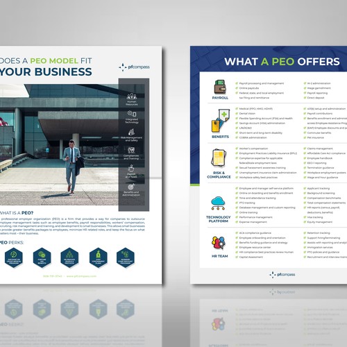 Designs | PEO Marketing Flyer Facelift | Postcard, flyer or print contest