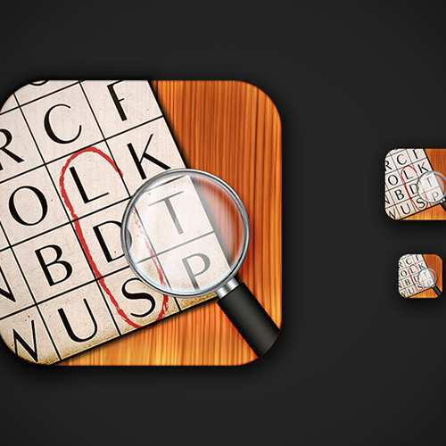 iOS Icon: LDS Word Search game Design by OKT8