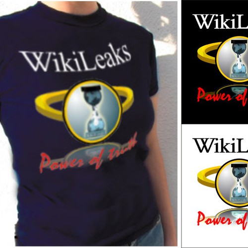 New t-shirt design(s) wanted for WikiLeaks デザイン by 1747