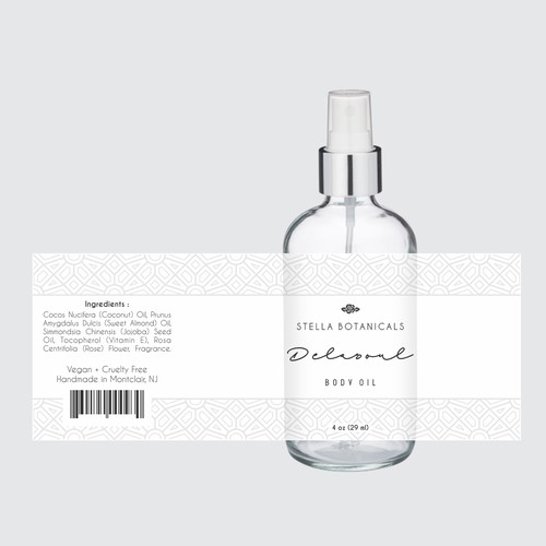 Create a minimal label for natural skincare brand! | Product label contest