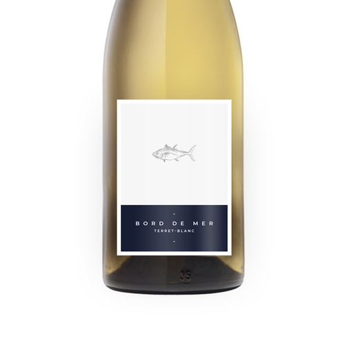 "ÉTIQUETTE VIN BLANC / POISSON / ORIGINAL" winning Product label by Bisontine