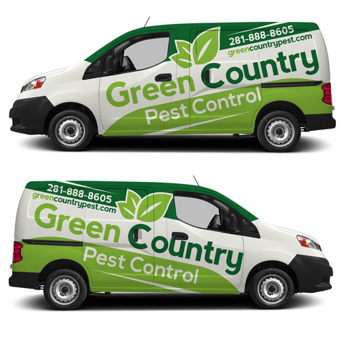 Stunning Wrap for Pest Control Van Design by theANUNGs