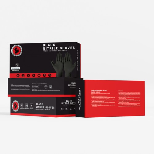 Design Retail Box for Glove Company Industrial, Sleek, Eye Catching Design by interaksi