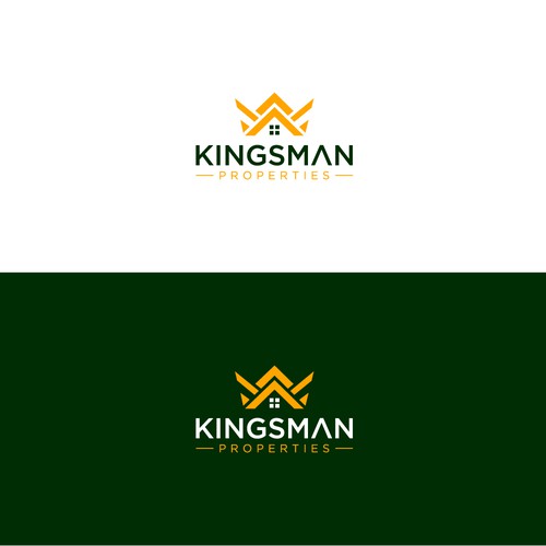 Kingsman Properties logo Design by ArtByShahnaz™