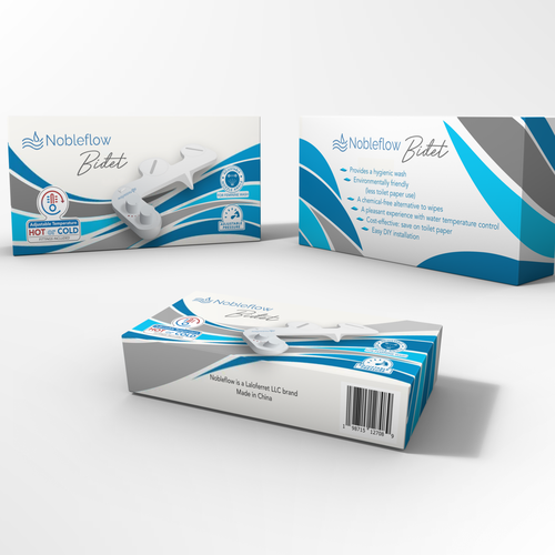 Design the packaging (box) for a new bidet attachment for toilets Design von StudioUno