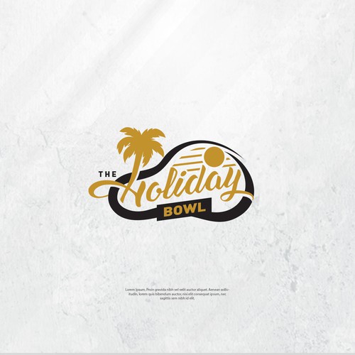 Holiday Bowl Logo Design by brancut_yuk