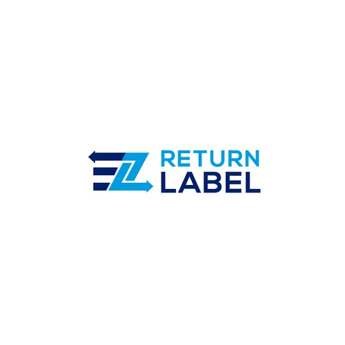 software company logo for ezRetunLabel Design by DesignManiac13