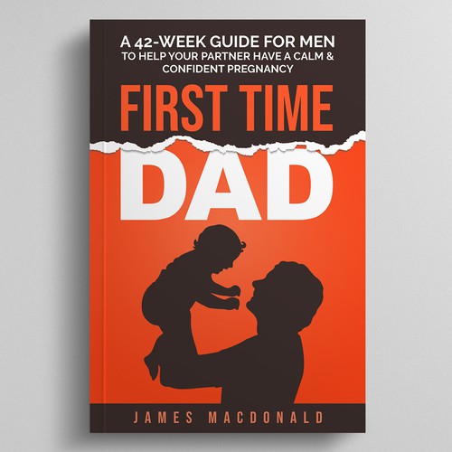 Book cover art appealing to First Time Dad & Expectant Mums Design réalisé par Dynaaa