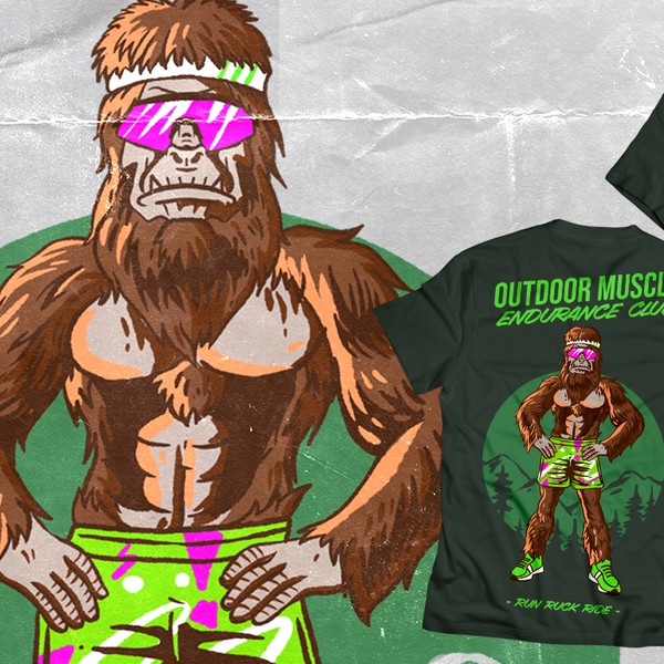 Design by Crispywork titled "Outdoor Muscle"