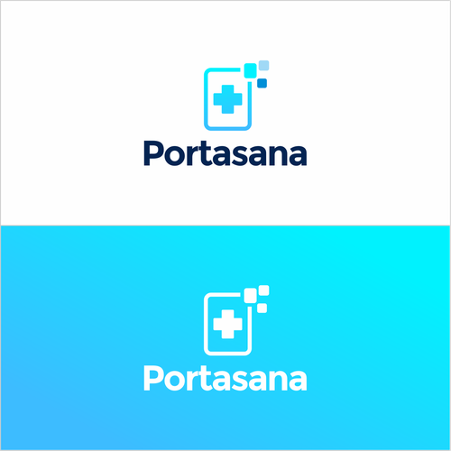 Patient Portal App Logo Design Design by zarzar