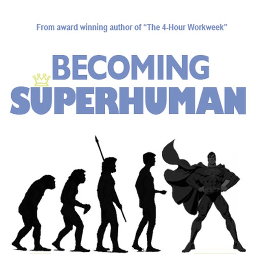 "Becoming Superhuman" Book Cover Design by Nicolette