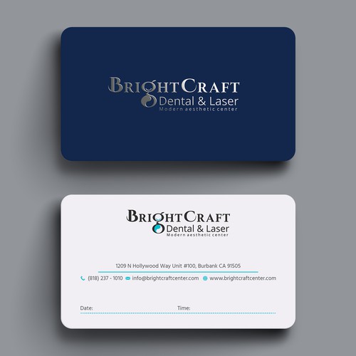 コンペ「Modern Dental and Medical SPA business card」のデザイン by Hasanssinさん 