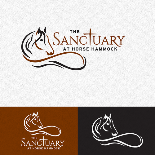 Elegant Horse Sanctuary Logo That Pulls On Your Heart Strings Design by Painted Pony Studios